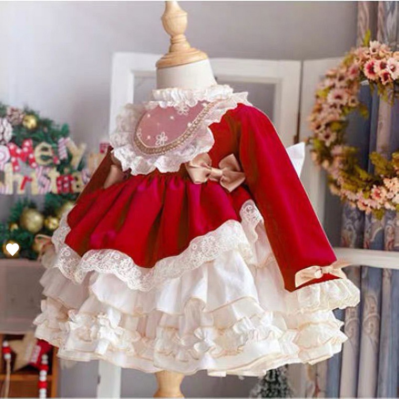 Baby Clothing Gifts - Dziewczyna Baby Party Dress New Spanish