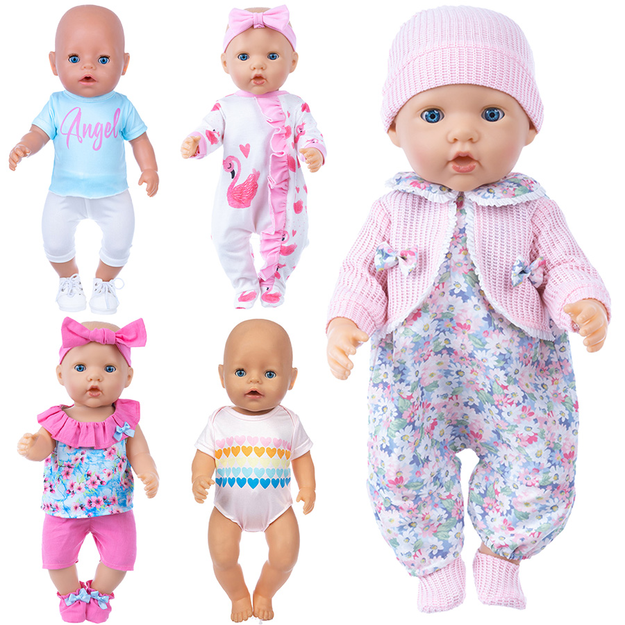 Baby Clothing Kit - Ubranka dla lalek 18-calowych Reborn, uroczy
