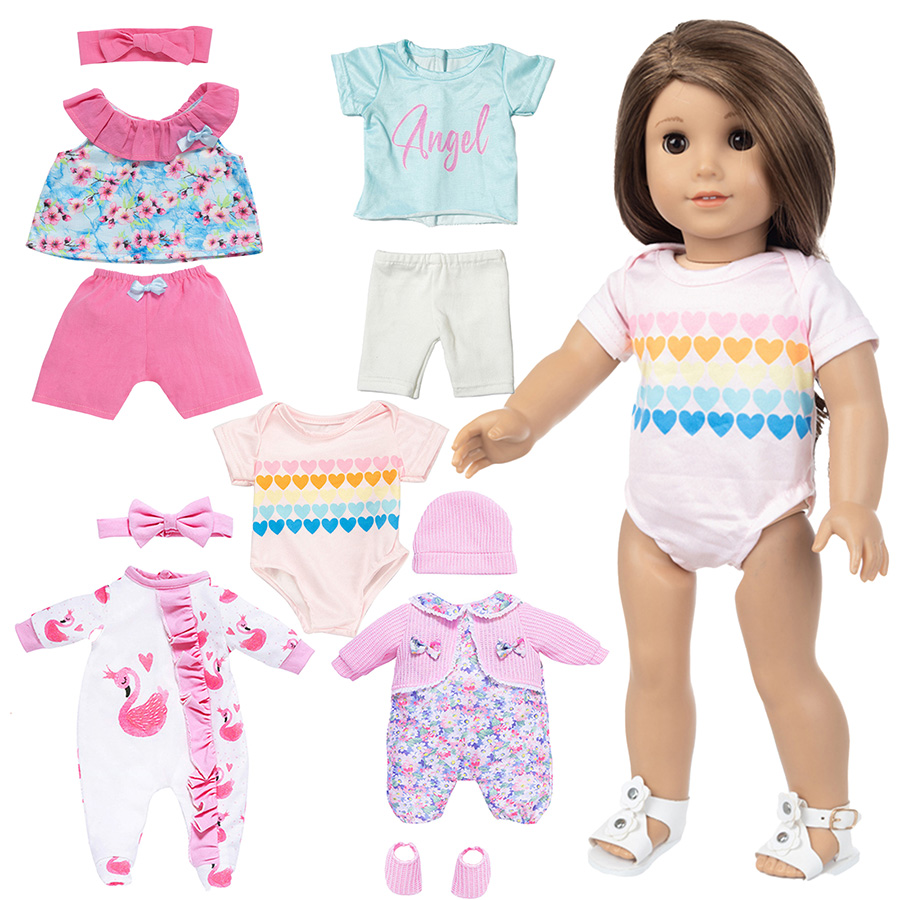 Ubranka dla lalek 18-calowych  – Baby Clothing Kit recenzja i cena