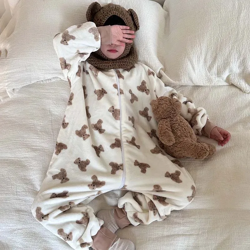 Cartoon flanelowa polarowa dzi – Baby Clothing For Sleep recenzja i cena