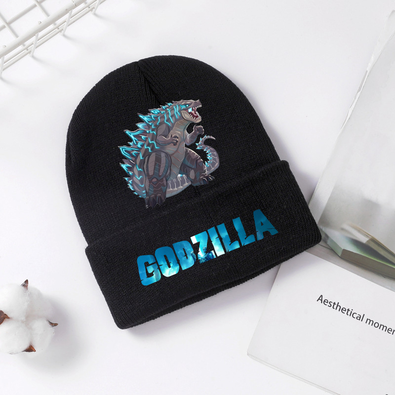Godzilla czapka z dzianiny zim – Baby Clothing For Boys recenzja i cena