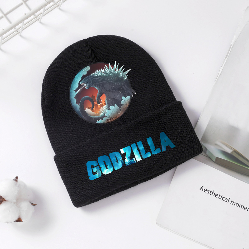 Godzilla czapka z dzianiny zim – Baby Clothing For Boys recenzja i cena